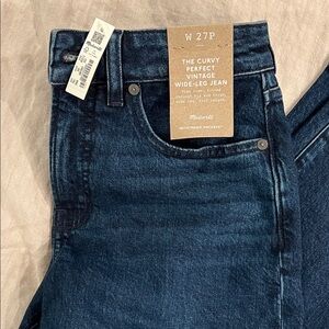 Madewell Curvy Perfect Vintage Wide-Leg Jeans